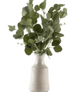 Silver Dollar Eucalyptus Branches In Bottle Vase-Kirkland's Home Store