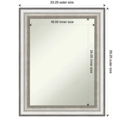 Silver Embossed Frame Wall Mirror-Kirkland's Home New