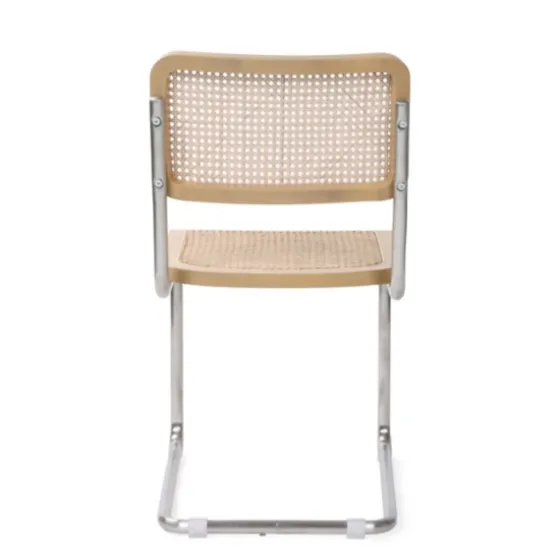 Silver Framed Woven Cane Dining Chairs, Set Of 2-Kirkland's Home Cheap