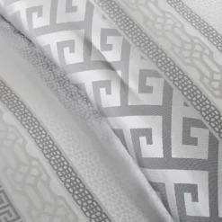 Silver Geometric Stripes 7-Pc. King Comforter Set-Kirkland's Home Shop