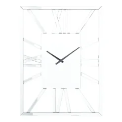 Silver Glass Frame Wall Clock-Kirkland's Home Fashion