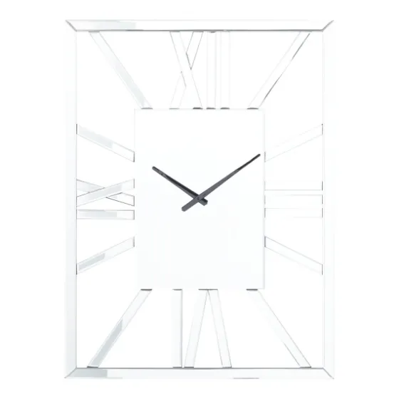 Silver Glass Frame Wall Clock-Kirkland's Home Fashion