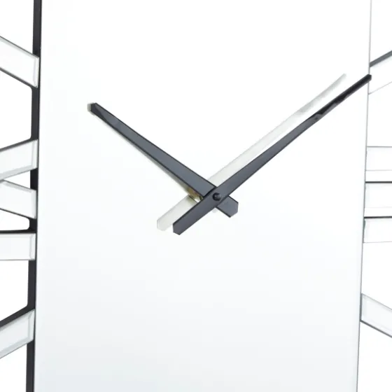 Silver Glass Frame Wall Clock-Kirkland's Home Fashion