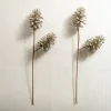 Silver Glittery Pinecone Floral Stem, Set Of 2-Kirkland's Home Outlet