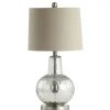 Silver Hammered Mercury Glass Table Lamp-Kirkland's Home Clearance