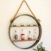Silver Iron Round Hanging Wall Shelf-Kirkland's Home Clearance