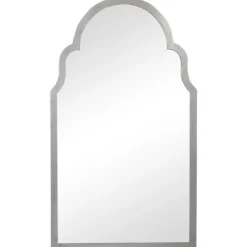 Silver Leaf Iron Arch Top Mirror-Kirkland's Home New