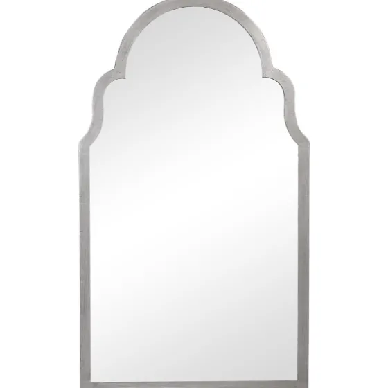 Silver Leaf Iron Arch Top Mirror-Kirkland's Home New
