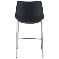 Silver Leather Counter Stools, Set Of 2-Kirkland's Home Outlet