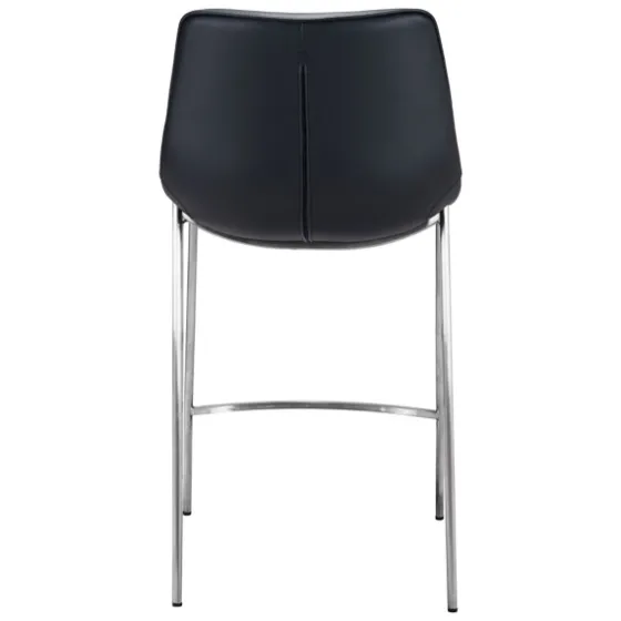 Silver Leather Counter Stools, Set Of 2-Kirkland's Home Outlet