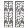 Silver Madison Park Florian Wall Plaques, Set Of 2-Kirkland's Home Flash Sale