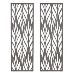 Silver Madison Park Florian Wall Plaques, Set Of 2-Kirkland's Home Flash Sale