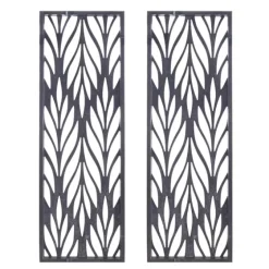 Silver Madison Park Florian Wall Plaques, Set Of 2-Kirkland's Home Flash Sale