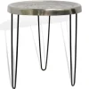 Silver Mandala Hairpin Accent Table-Kirkland's Home New