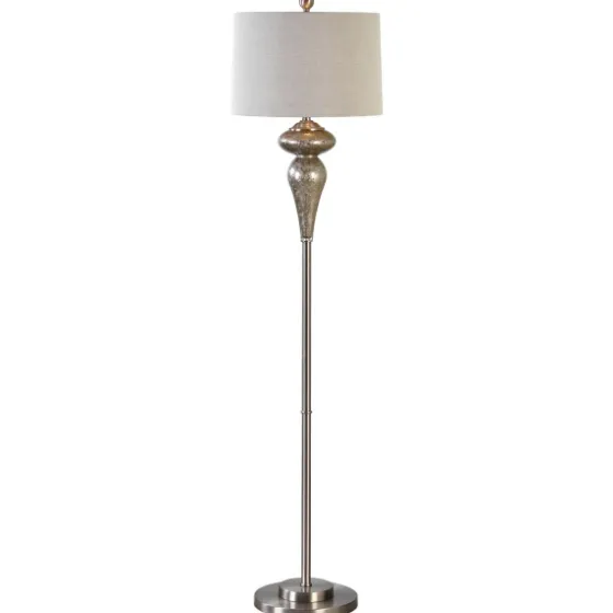 Silver Mercury Glass Floor Lamp, Set Of 2-Kirkland's Home Shop