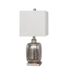 Silver Mercury Glass Square Table Lamp-Kirkland's Home Store