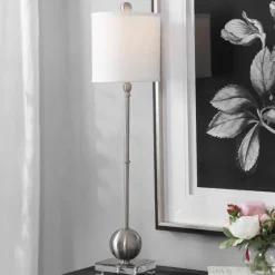 Silver Metal Globe Buffet Lamp-Kirkland's Home Online