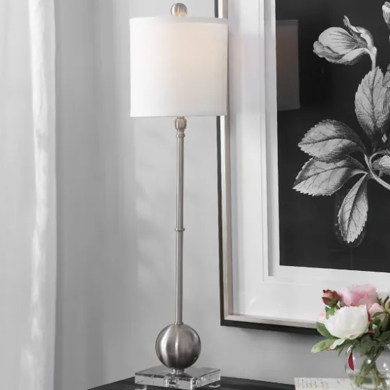 Silver Metal Globe Buffet Lamp-Kirkland's Home Online