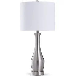 Silver Metal Taper Table Lamp-Kirkland's Home Sale