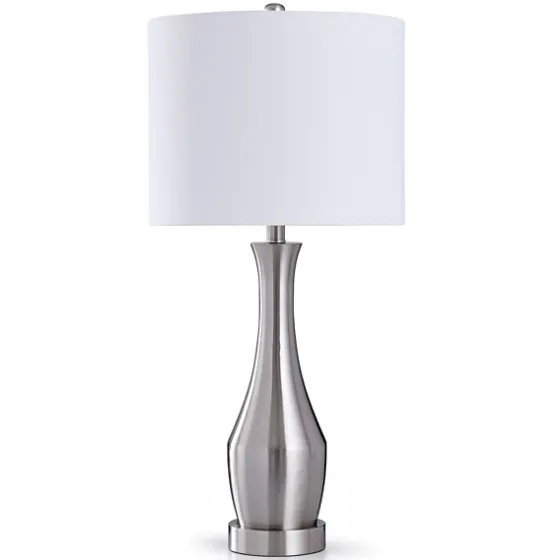 Silver Metal Taper Table Lamp-Kirkland's Home Sale
