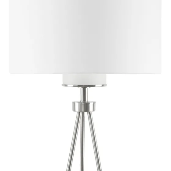 Silver Metal Tripod Floor Lamp-Kirkland's Home New