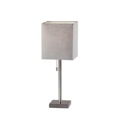 Silver Monochrome Square Table Lamp-Kirkland's Home Cheap