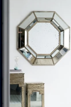 Silver Octagonal Frame Mirror-Kirkland's Home Sale