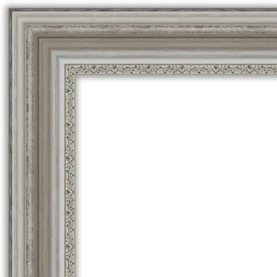 Silver Patina Scallop Framed Mirror, 45.5X35.5 In.-Kirkland's Home Online