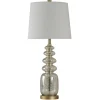 Silver Rounded Mercury Glass Table Lamp-Kirkland's Home Outlet