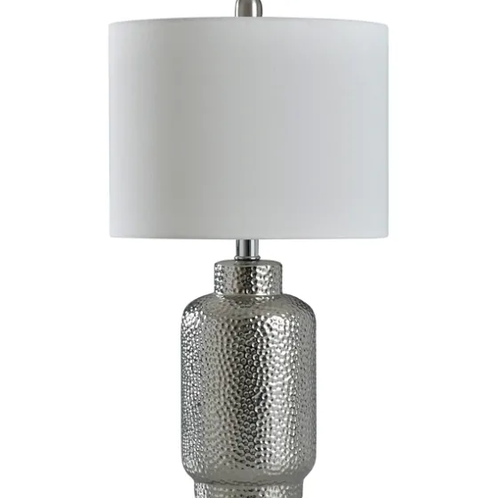 Silver Selena Hammered Table Lamp-Kirkland's Home Sale