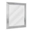 Silver Textured Chrome Framed Wall Mirror-Kirkland's Home Fashion