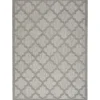 Silver Trellis Indoor/Outdoor Area Rug, 5X7-Kirkland's Home Fashion