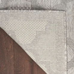 Silver Trellis Indoor/Outdoor Area Rug, 5X7-Kirkland's Home Fashion