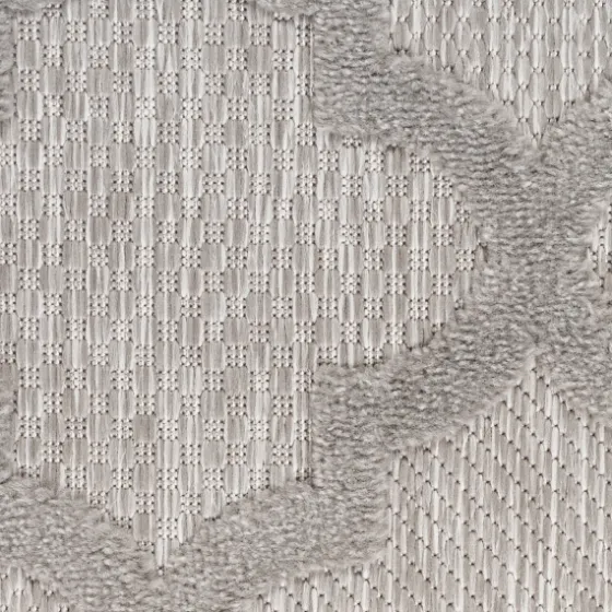 Silver Trellis Indoor/Outdoor Area Rug, 5X7-Kirkland's Home Fashion