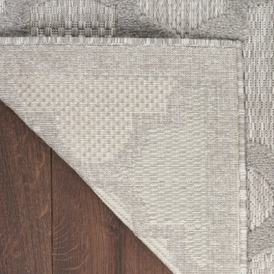 Silver Trellis Indoor/Outdoor Area Rug, 6X9-Kirkland's Home Best Sale