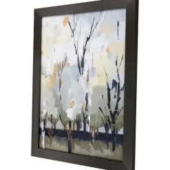 Silversong Birch Abstract Framed Art Print-Kirkland's Home Cheap