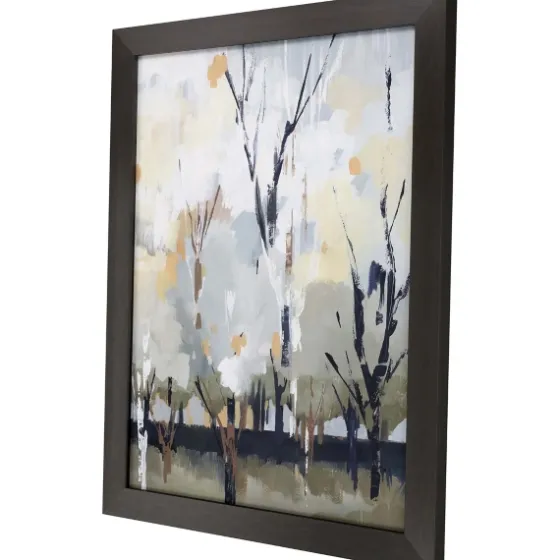 Silversong Birch Abstract Framed Art Print-Kirkland's Home Cheap