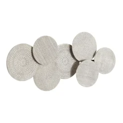 Silvery Rivers Layered Disks Wall Plaque-Kirkland's Home Flash Sale