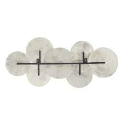 Silvery Rivers Layered Disks Wall Plaque-Kirkland's Home Flash Sale