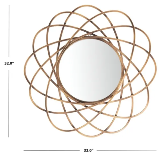 Sinsa Bronze Atomic Wall Mirror-Kirkland's Home Best Sale