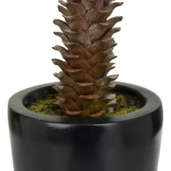 Sisal Palmtree In Sleek Black Planter-Kirkland's Home Fashion