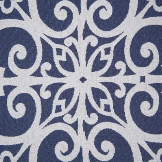 Sky Blue Fretwork Upholstered High Back Recliner-Kirkland's Home Best