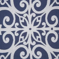 Sky Blue Fretwork Upholstered High Back Recliner-Kirkland's Home Best