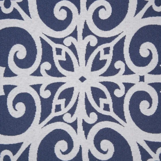 Sky Blue Fretwork Upholstered High Back Recliner-Kirkland's Home Best