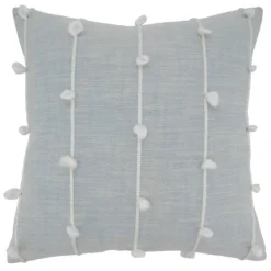 Sky Blue Knotted Line Throw Pillow-Kirkland's Home New