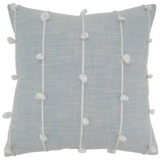 Sky Blue Knotted Line Throw Pillow-Kirkland's Home New