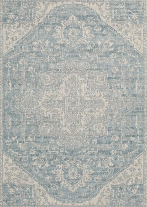 Sky Medallion Lava Indoor/Outdoor Area Rug, 7X9-Kirkland's Home Online