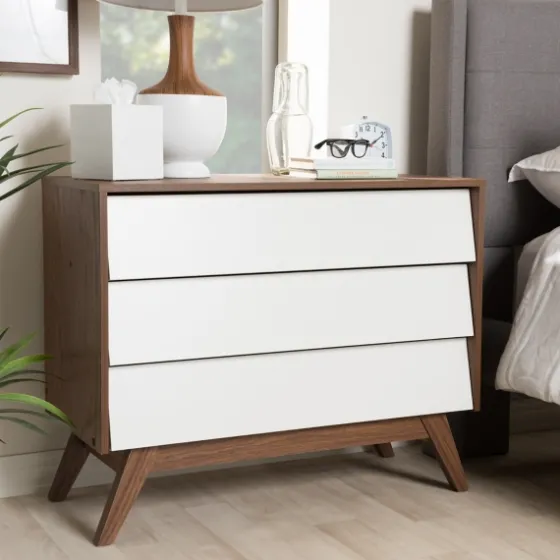 Slant Midcentury Two-Tone Chest-Kirkland's Home Store