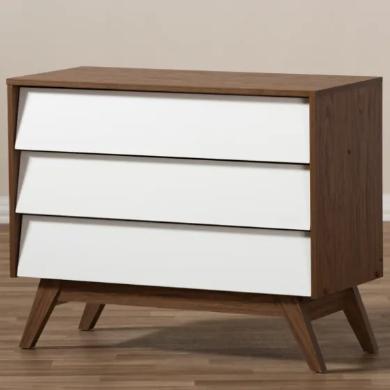 Slant Midcentury Two-Tone Chest-Kirkland's Home Store