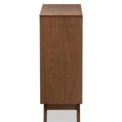 Slant Two-Tone Walnut 5-Drawer Chest-Kirkland's Home New
